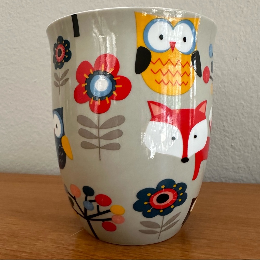 Woodland Friends by Creative Tops - retro style owl / fox / flower design - Picture 4 of 6